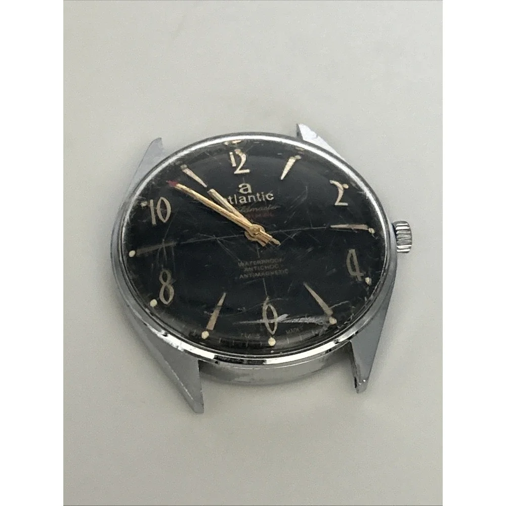 1960's Vintage Atlantic Worldmaster Original Watch Manual No Band